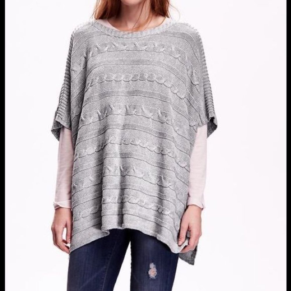 Old Navy cable knit Cape